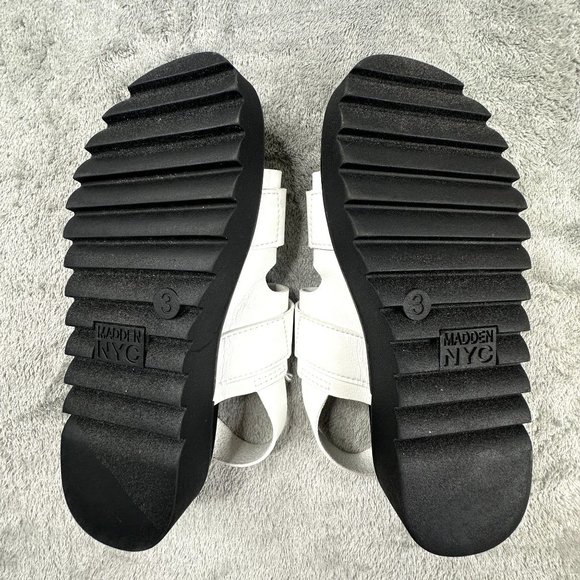 White‎ Sandals Madden NYC Size 3 NWOT - Picture 10 of 12